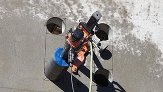 Core drilling - 4 holes in concrete